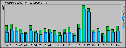Hourly usage