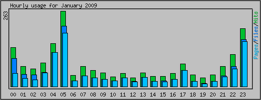 Hourly usage