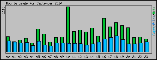 Hourly usage