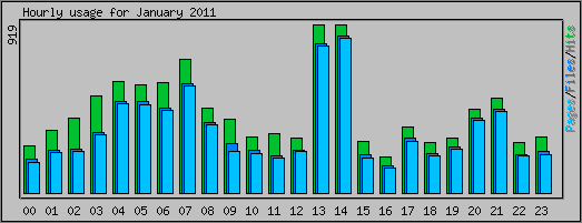 Hourly usage
