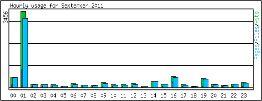 Hourly usage