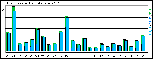 Hourly usage