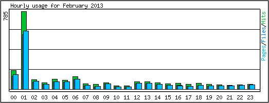 Hourly usage