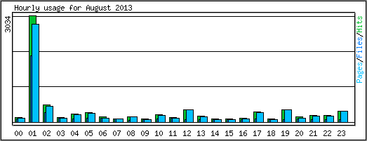 Hourly usage
