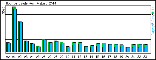 Hourly usage