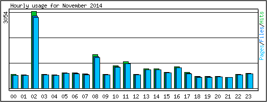 Hourly usage