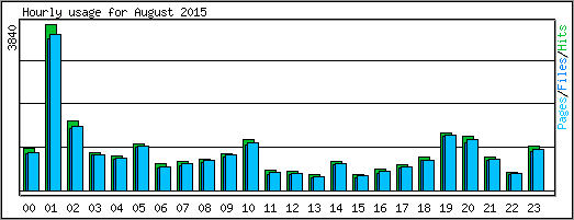 Hourly usage