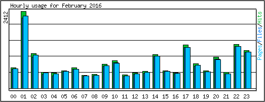 Hourly usage