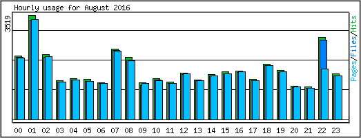 Hourly usage