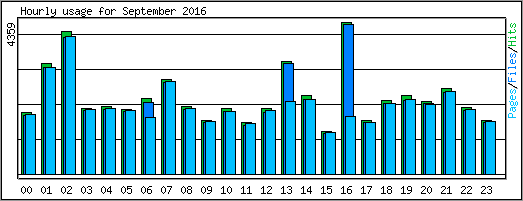 Hourly usage