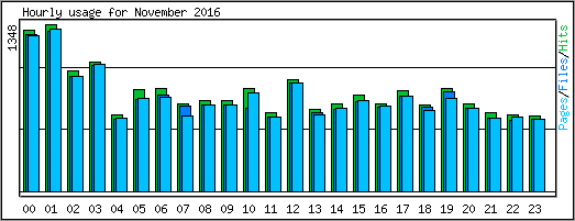 Hourly usage