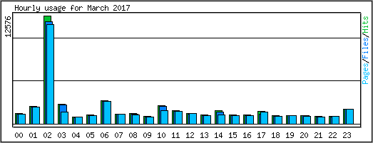 Hourly usage