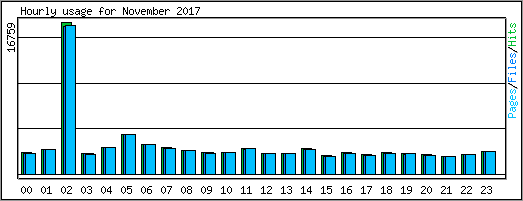 Hourly usage